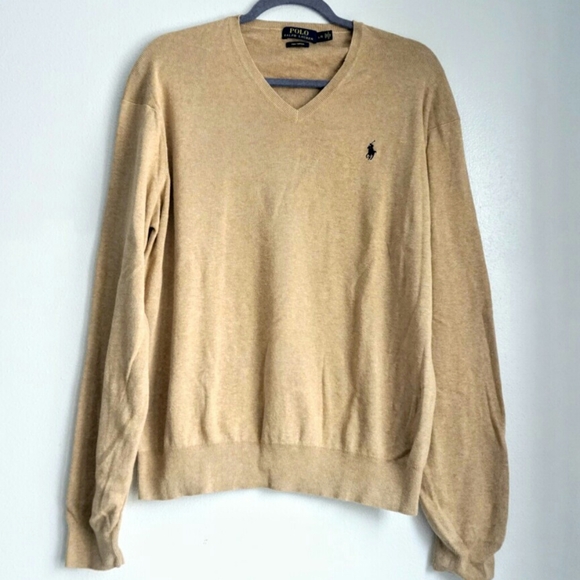 Polo Ralph Lauren Other - POLO Ralph Lauren tan v neck sweater